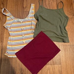 Bundle: 2 tops + Bandeau